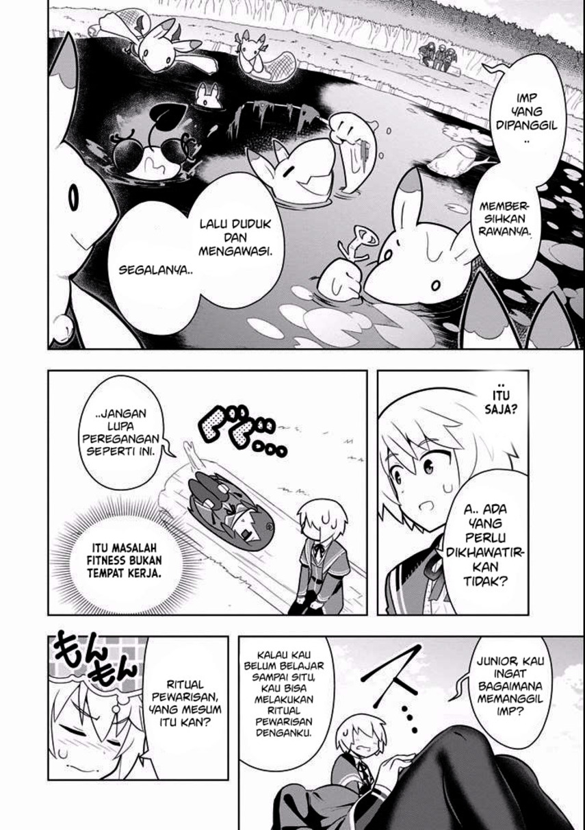 Wakamono no Kuro Mahou Hanare ga Shinkoku desu ga, Shuushoku shite Mitara Taiguu Iishi, Shachou mo Tsukaima mo Kawaikute Saikou desu Chapter 03.2 Gambar 9